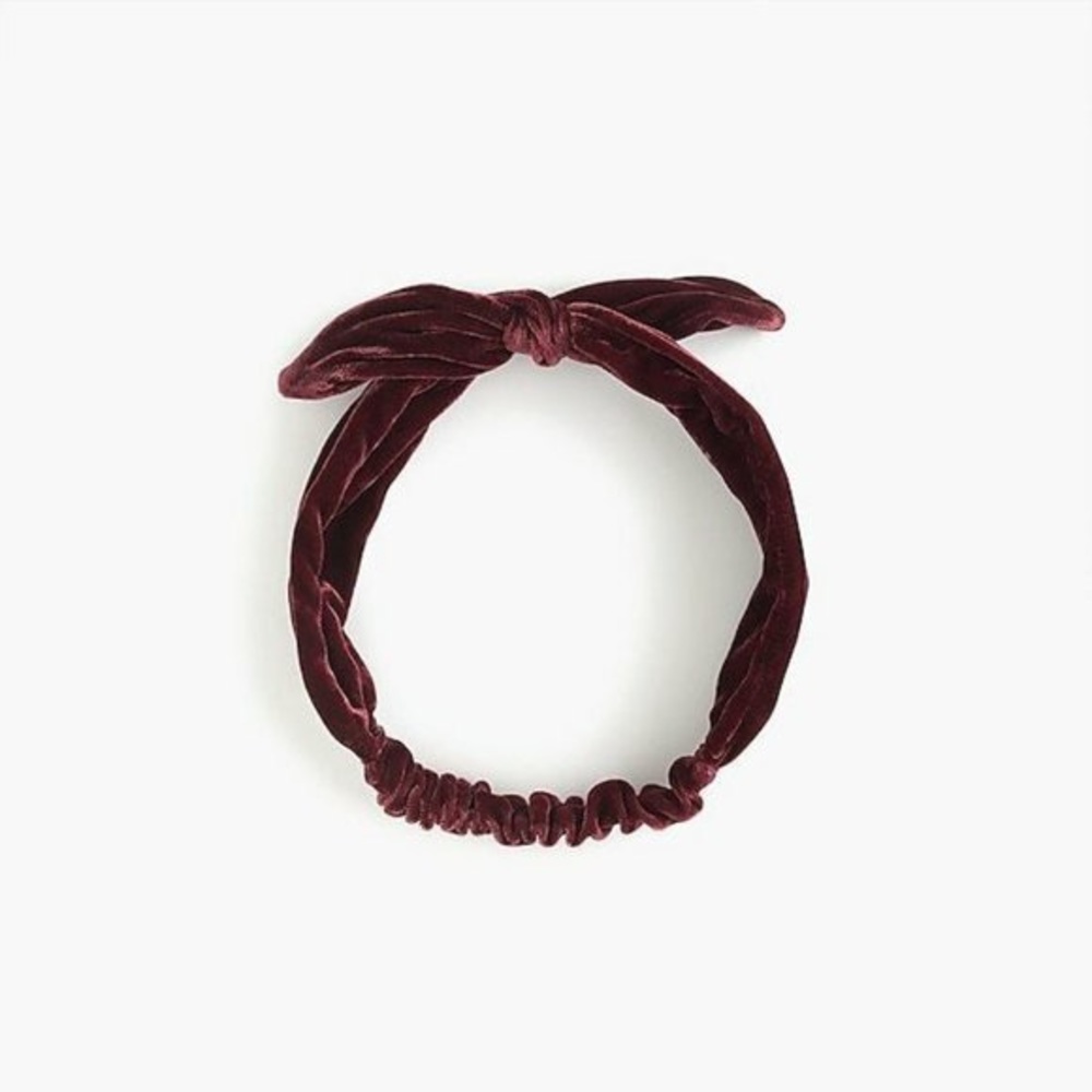 J Crew Velvet Headband